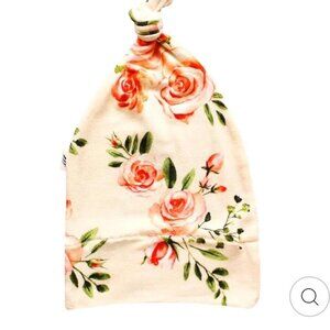 NEW Free Birdees Champagne Roses Newborn Girl's Knotted Hat